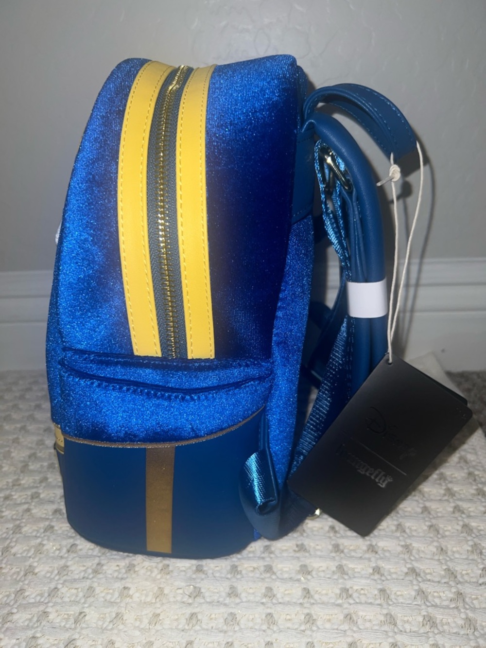 NWT Loungefly Disney Beauty And The Beast Velour Cosplay Mini Backpack RARE - Picture 5 of 8